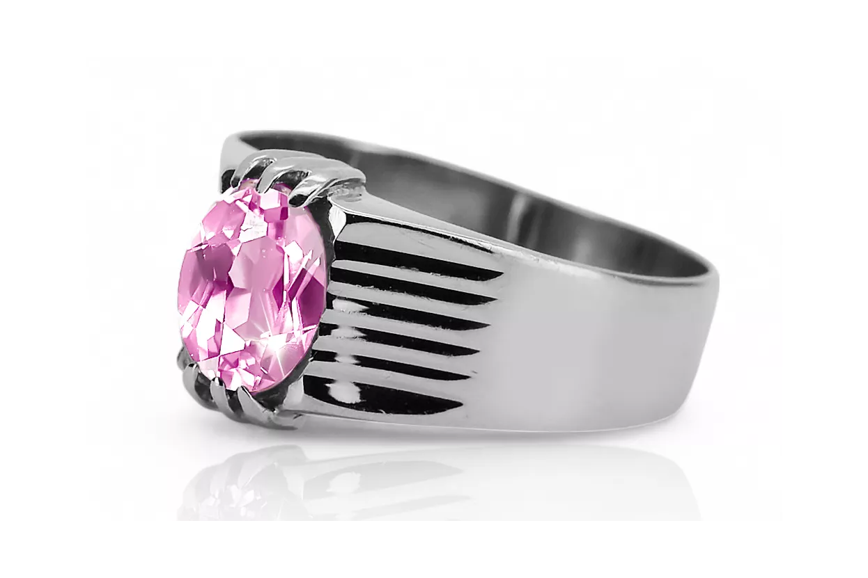 Ring Vintage craft Amethyst Sterling silver 925 vrc007s